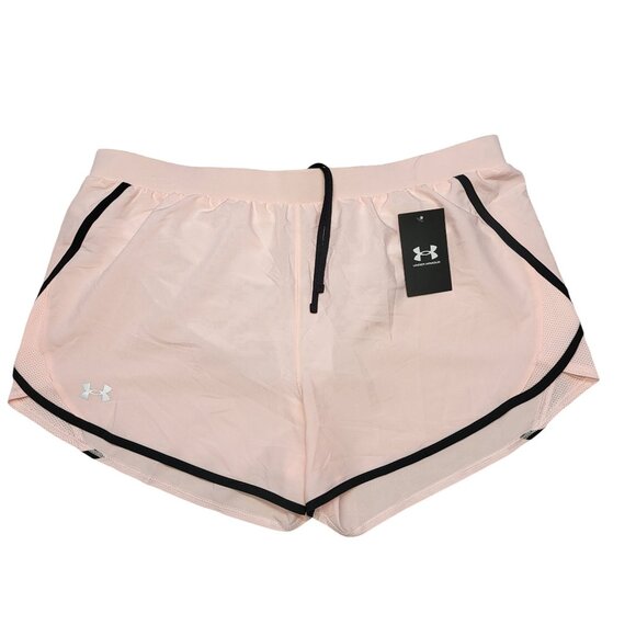 Under Armour Womens Loose Fit HeatGear Running Shorts XL Pink NWT - Picture 13 of 15